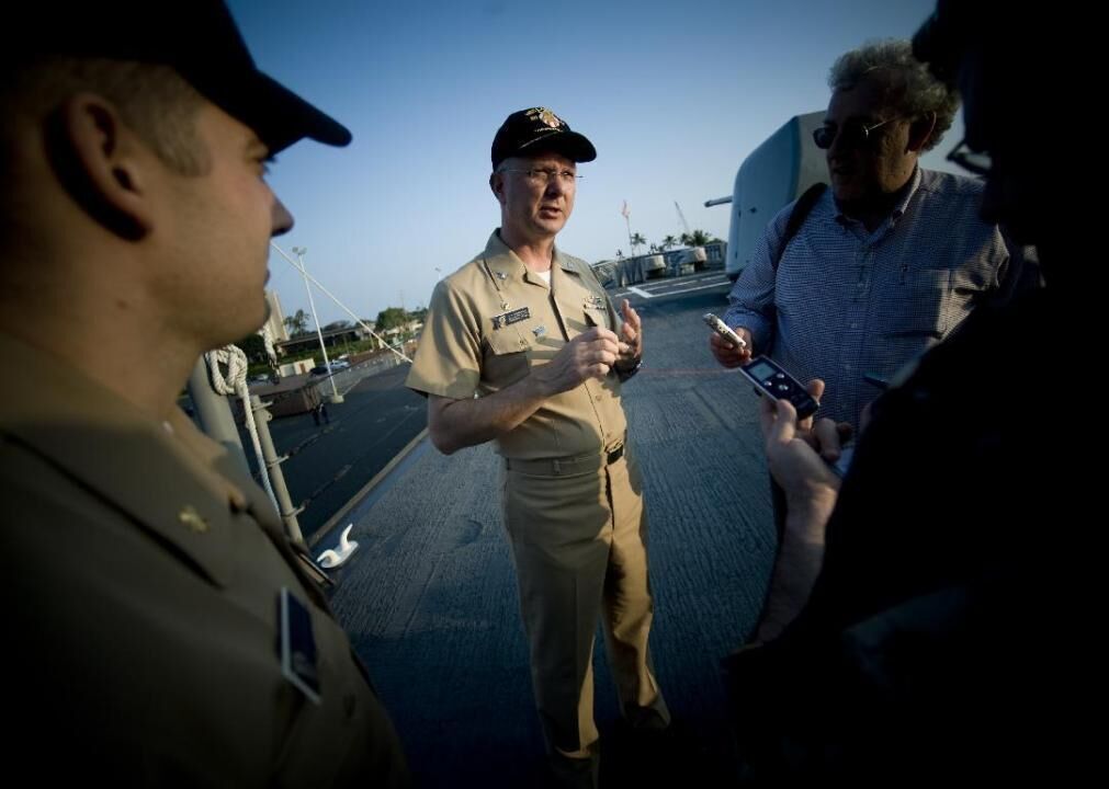 2008: U.S. Navy takes out U.S. spy satellite